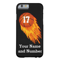 iPhone 6 Basketball Cases YOUR NAME and NUMBER
