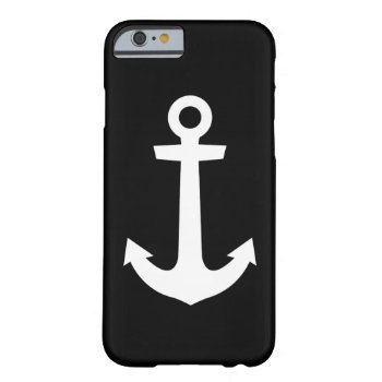 Iphone 6 Case Anchor Black by TSlaughterStudio at Zazzle