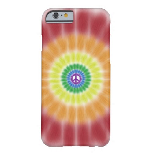 iPhone 6 case Barely There Case Rainbow Peace Bur