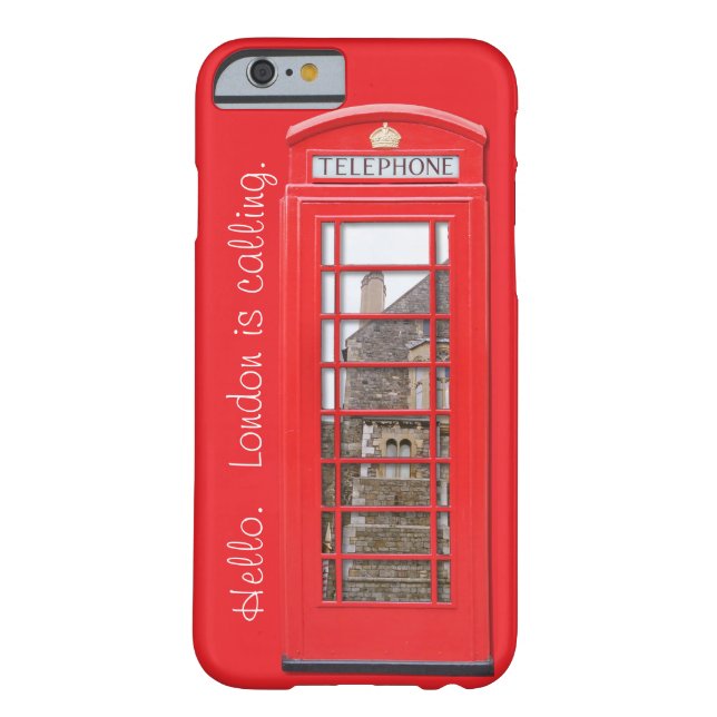 iPhone 6 Case British Red Phone Box London (Back)