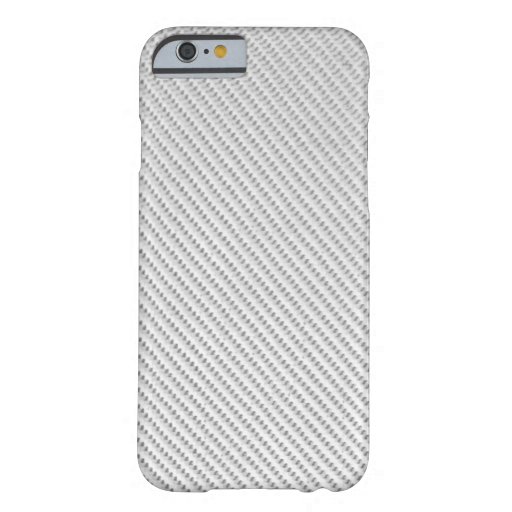 iPhone 6 case - Carbon Fiber - Metallic White