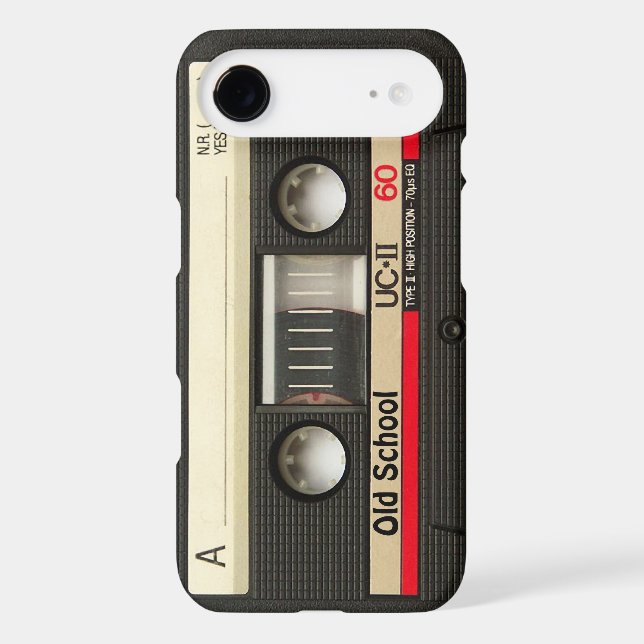iPhone 6 case Old School Cassette Tape Cover Retro (Back)