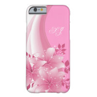 iPhone 6 case Pretty Pink Floral