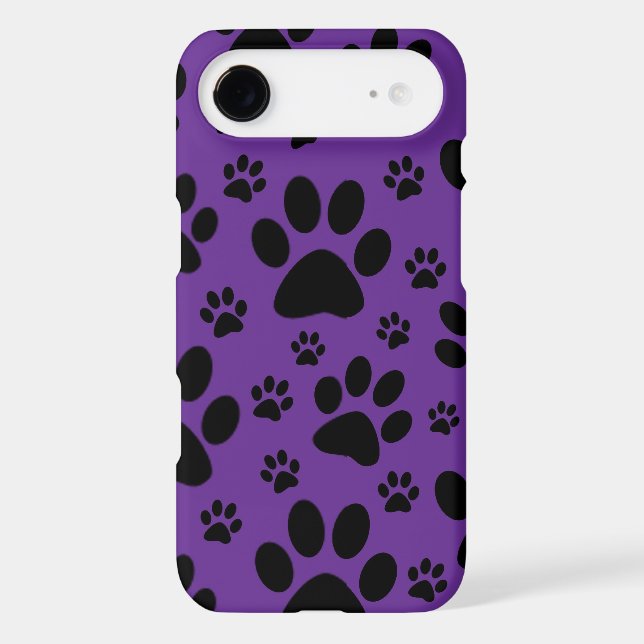 iPhone 6 case, Purple paw prints, pet, animal Case-Mate iPhone Case (Back)