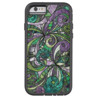 iPhone 6 Case Tough Drawing Floral