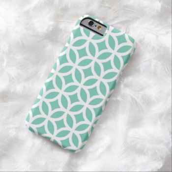 Iphone 6 Case - Turquoise Geometric Pattern by ipad_n_iphone_cases at Zazzle