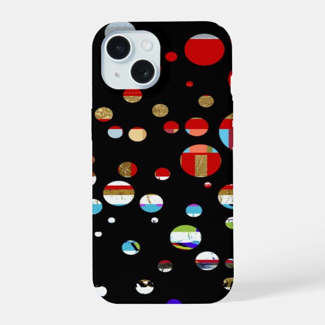 iPhone-6 dotted with colors Iphone Case (Back)