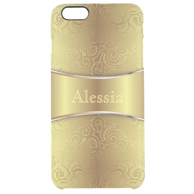 iPhone 6 Plus Case Floral Abstract Damasks (Back)