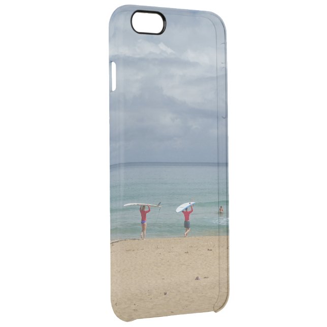 iPhone 6Plus case, "LET'S SURF" Uncommon iPhone Case (Back/Right)