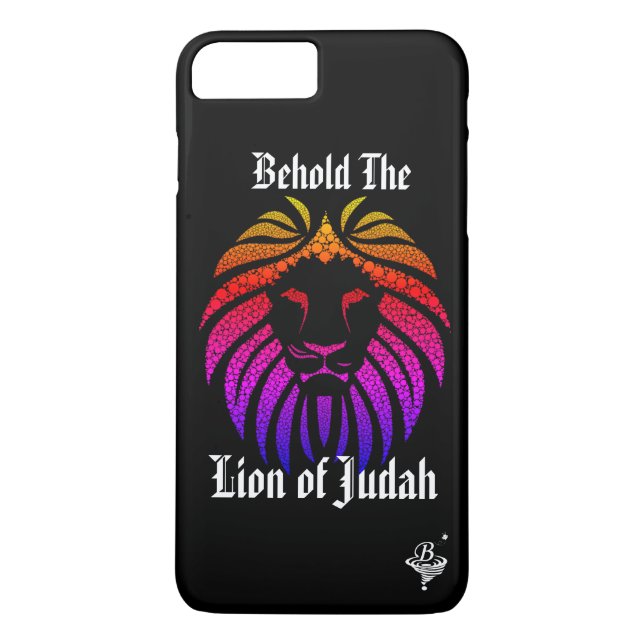 iPhone 7/8 "Behold The Lion of Judah" phone case (Back)