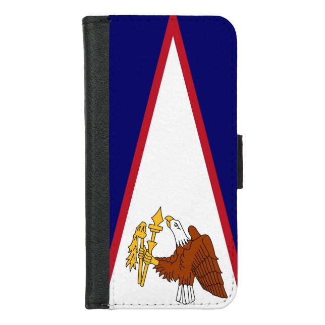 iPhone 7/8 Wallet Case with Flag of American Samoa (Front)