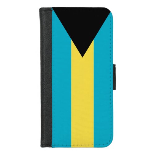 iPhone 78 Wallet Case with flag of Bahamas
