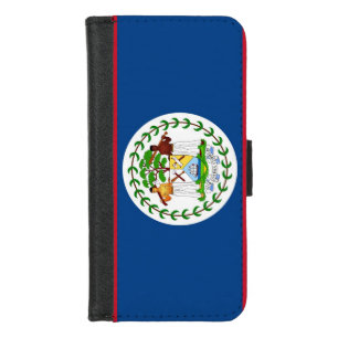 iPhone 7/8 Wallet Case with flag of Belize