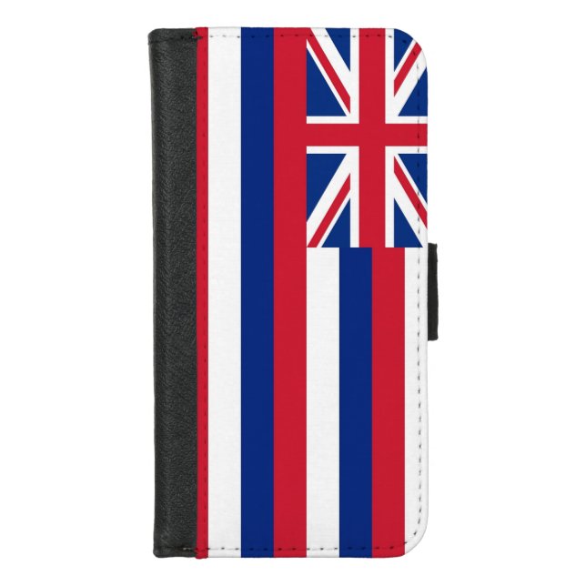 iPhone 7/8 Wallet Case with Flag of Hawaii (Front)