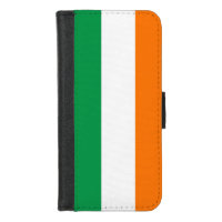 iPhone 7/8 Wallet Case with flag of Ireland