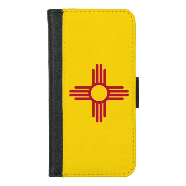 iPhone 7/8 Wallet Case with Flag of New Mexico (Front)