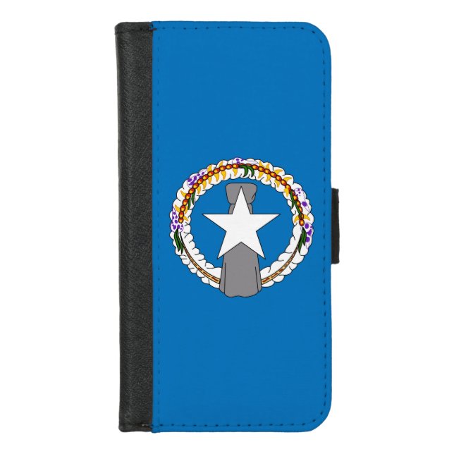 iPhone 7/8 Wallet Case with Northern Mariana flag (Front)