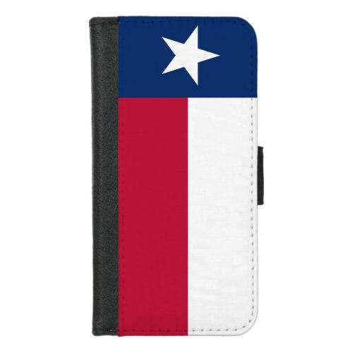 iPhone 78 Wallet Case with Texas flag