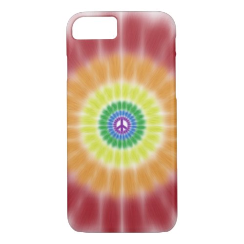 iPhone 7 case Barely There Case Rainbow Peace Bur