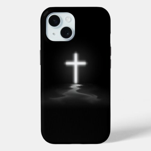 iPhone 7 case _ Christian Cross in the Mist