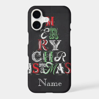 iPhone 7 Case "Christmas Chalkboard"