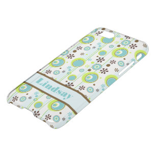 iPhone 7 Case Circles Aqua, Green, Brown