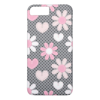 iPhone 7 Case | Daisies | Polka Dots | Hearts