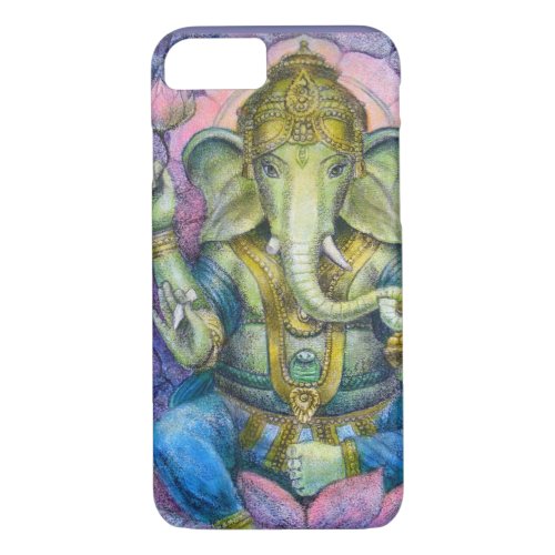 iPhone 7 case Lucky Ganesha elephant Buddha