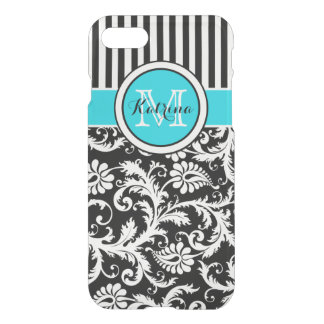 iPhone 7 Case | Monogrammed Blue, Black, White