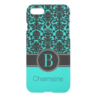 iPhone 7 Case | Monogrammed Blue, Black, White