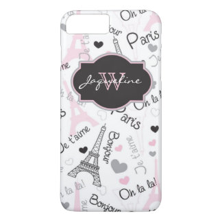 iPhone 7 Case | Paris | Eiffel Tower | Hearts