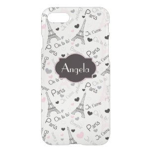 iPhone 7 Case   Personalized Paris, Eiffel Tower 2