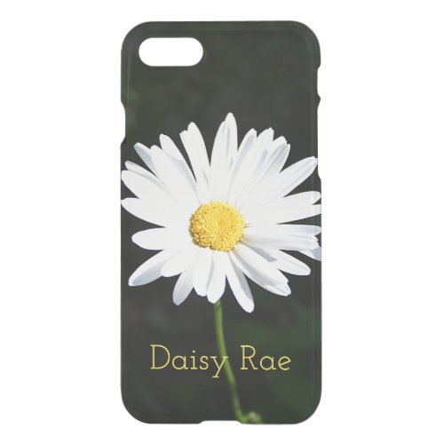 iPhone 7 Case  Personalized Shasta Daisy