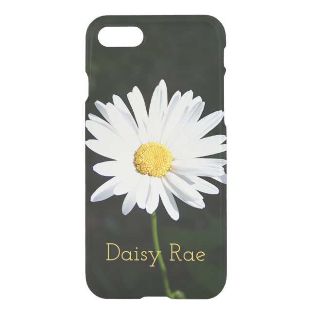 iPhone 7 Case | Personalized Shasta Daisy (Back)