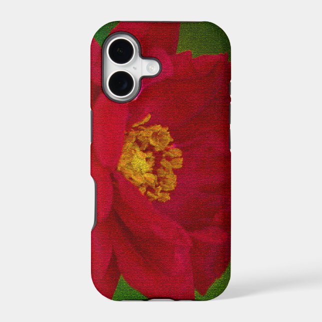 iPhone 7 case/Red Rose Mosiac Tile Style Case (Back)