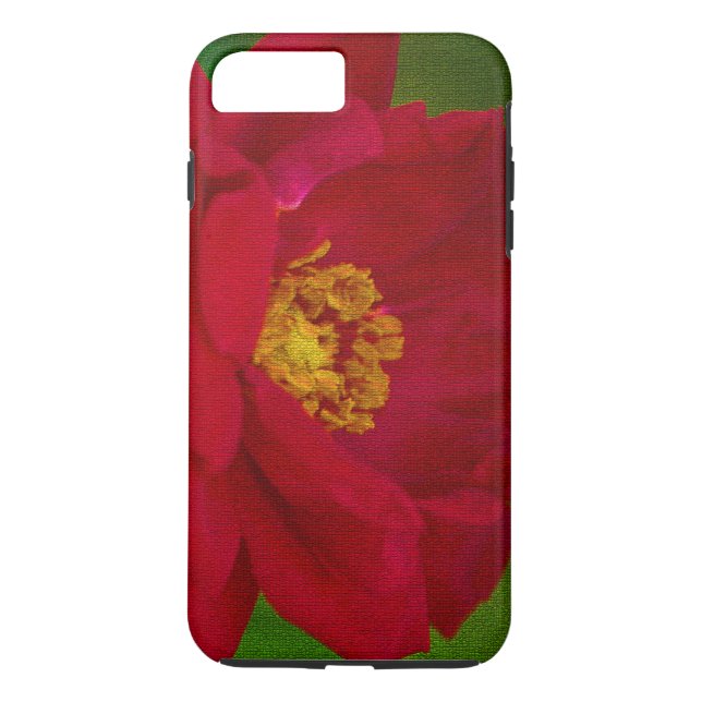 iPhone 7 case/Red Rose Mosiac Tile Style Case-Mate iPhone Case (Back)