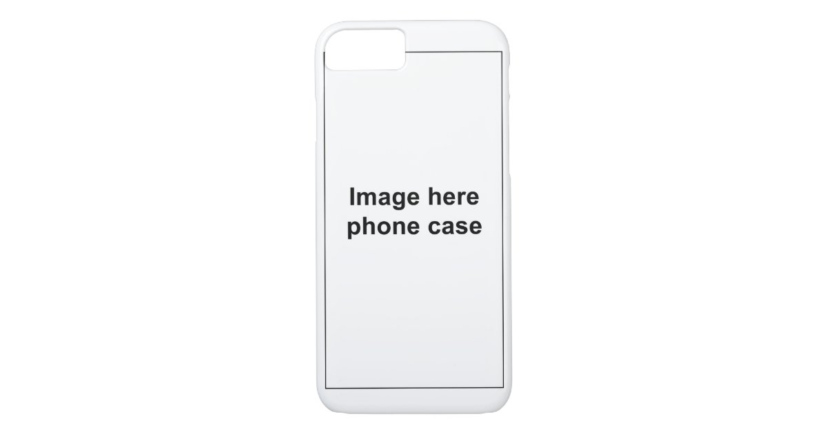Iphone 7 Case Template Zazzle Com