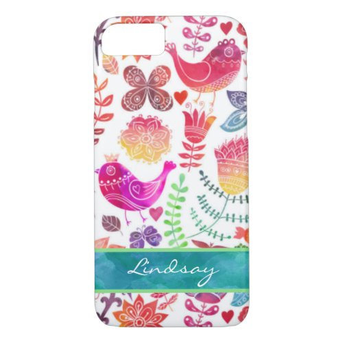 iPhone 7 Case  Whimsical Watercolor