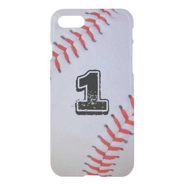 iPhone 7 clear baseball case (Back)