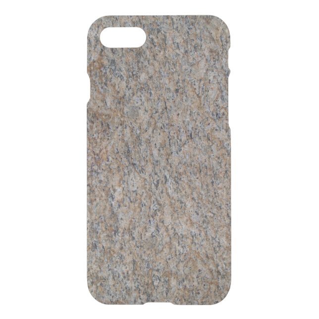 iPhone 7 Clearly Deflector Case Abstract Brn Marb (Back)