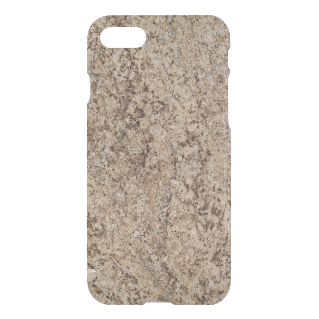 iPhone 7 Clearly Deflector Case Abstract Brwn Marb (Back)