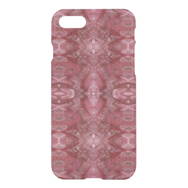 iPhone 7 Clearly Deflector Case Abstract Fractal (Back)