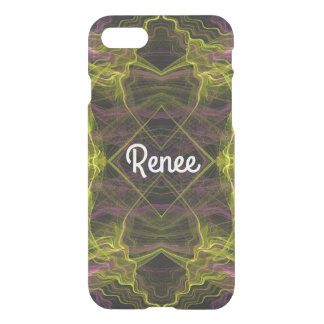 iPhone 7 Clearly Deflector Case Abstract Fractal