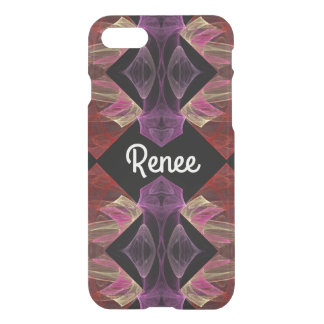 iPhone 7 Clearly Deflector Case Abstract Fractal