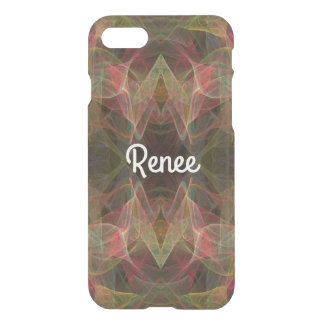iPhone 7 Clearly Deflector Case Abstract Fractal