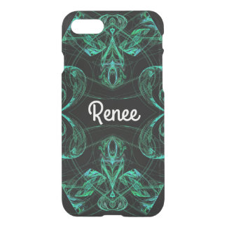 iPhone 7 Clearly Deflector Case Abstract Fractal