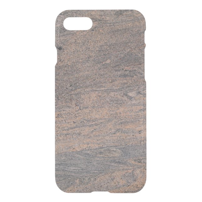 iPhone 7 Clearly Deflector Case Abstract Gray Marb (Back)