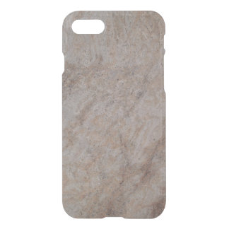 iPhone 7 Clearly Deflector Case Abstract Tan Marb