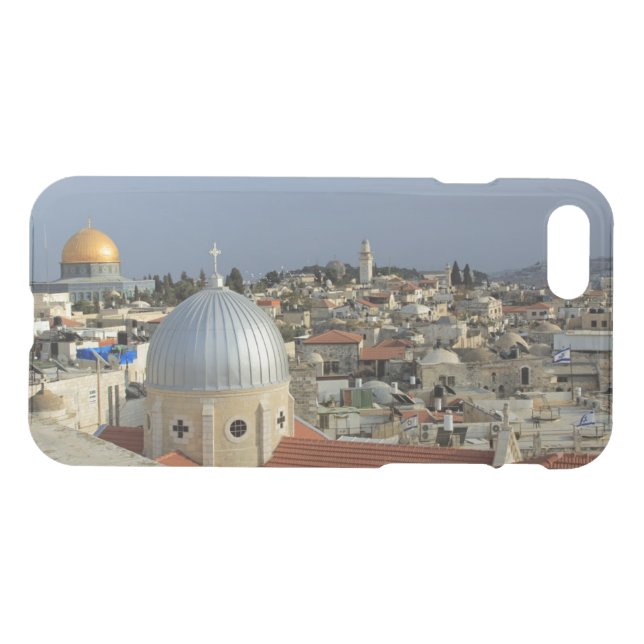 iPhone 7 Clearly Deflector Case Jerusalem Israel (Back Horizontal)