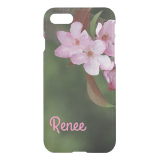 iPhone 7 Clearly Deflector Case  Pink Flowers